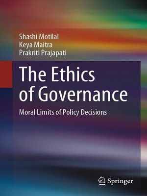 cover image of The Ethics of Governance